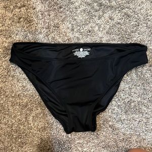 Black bathing suit bottoms